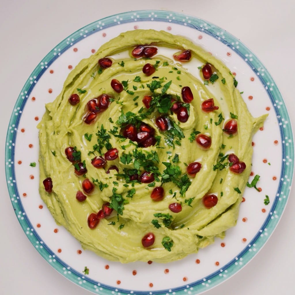 Avocado Pomegranate Hummus