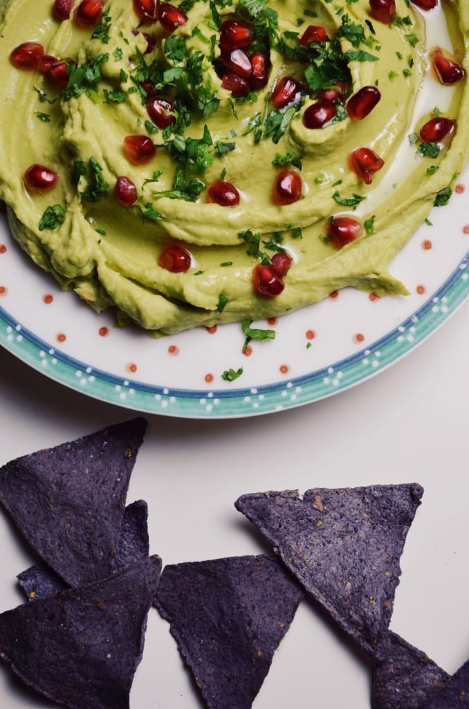 Avocado Pomegranate Hummus