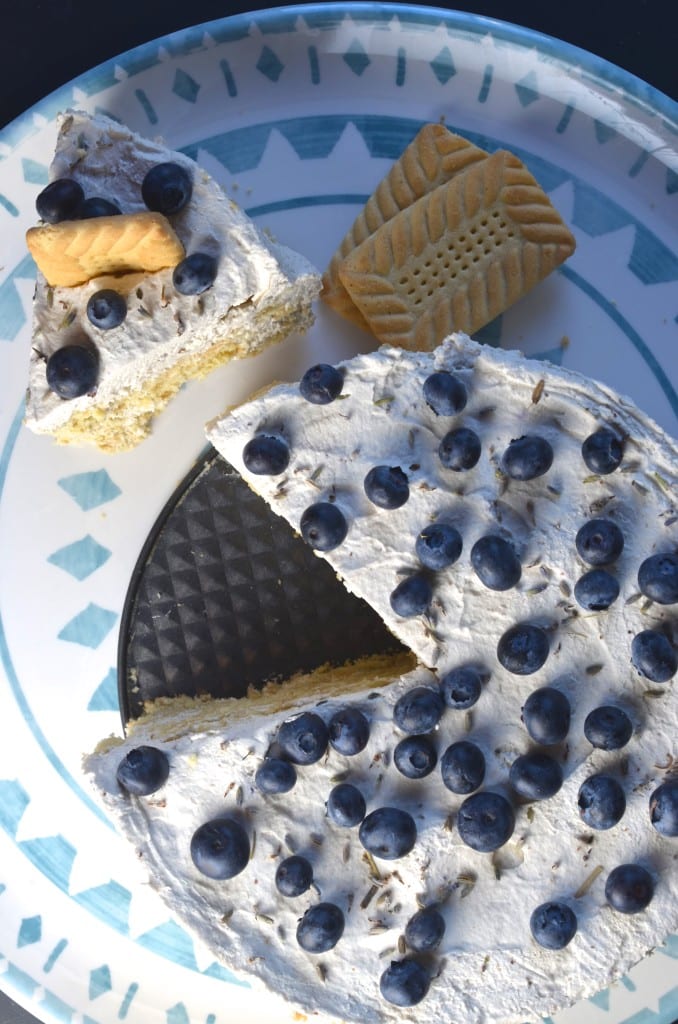 Blueberry Lavender Icebox Cake