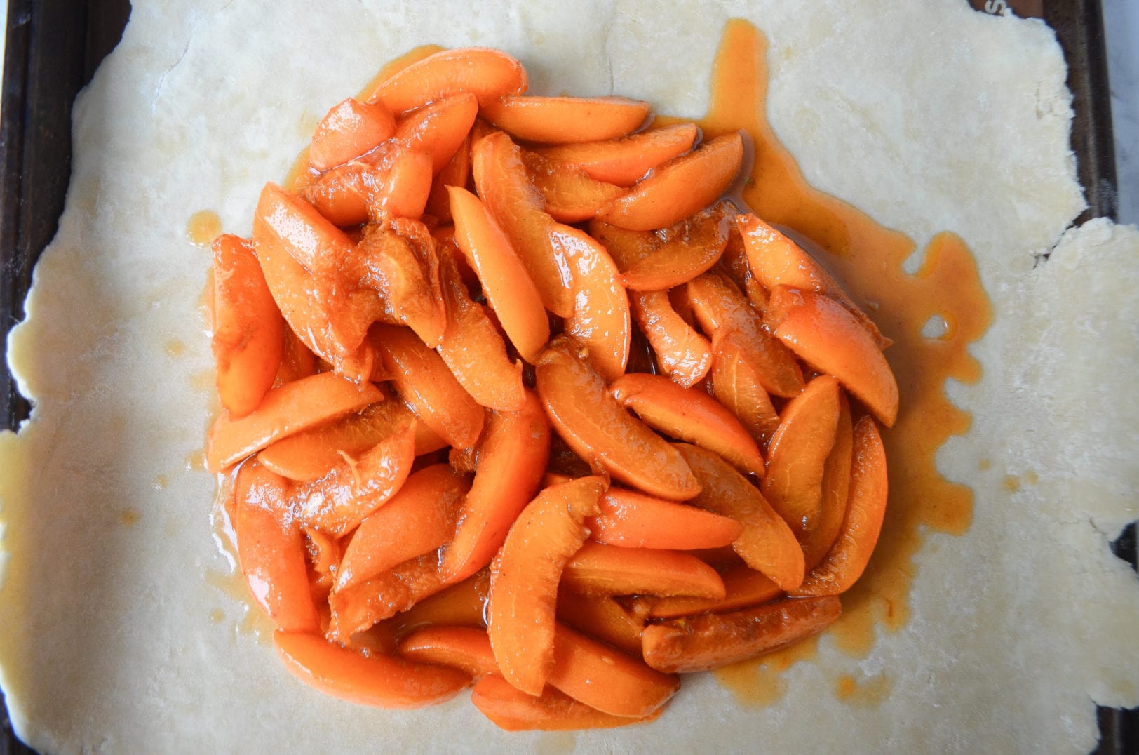 Cardamom-Spiced Apricot Almond Galette