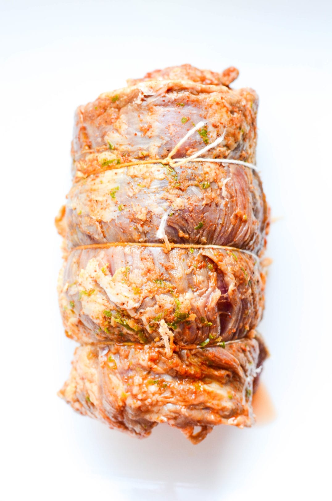 Steak Roll-ups With Salsa Casera, Manchego and Pepitas