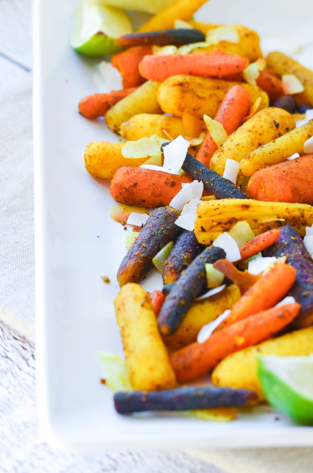 Curried Roasted Baby Carrots