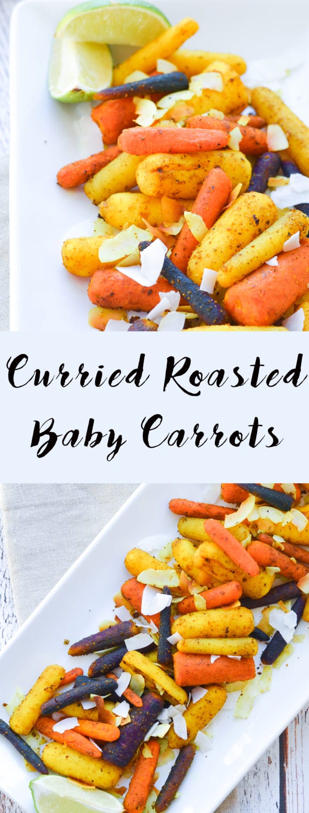 Curried Roasted Baby Carrots