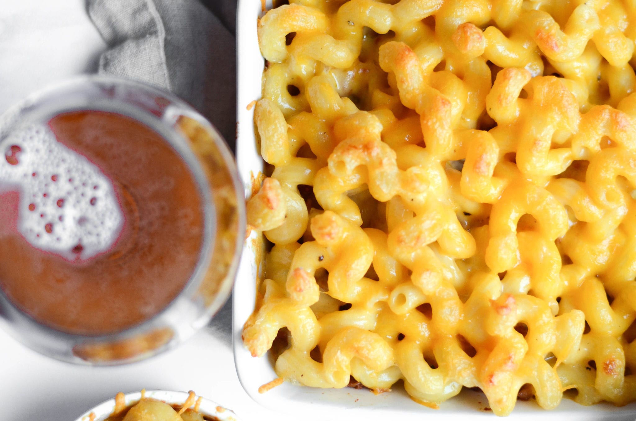 Beer Cheese and BBQ Macaroni
