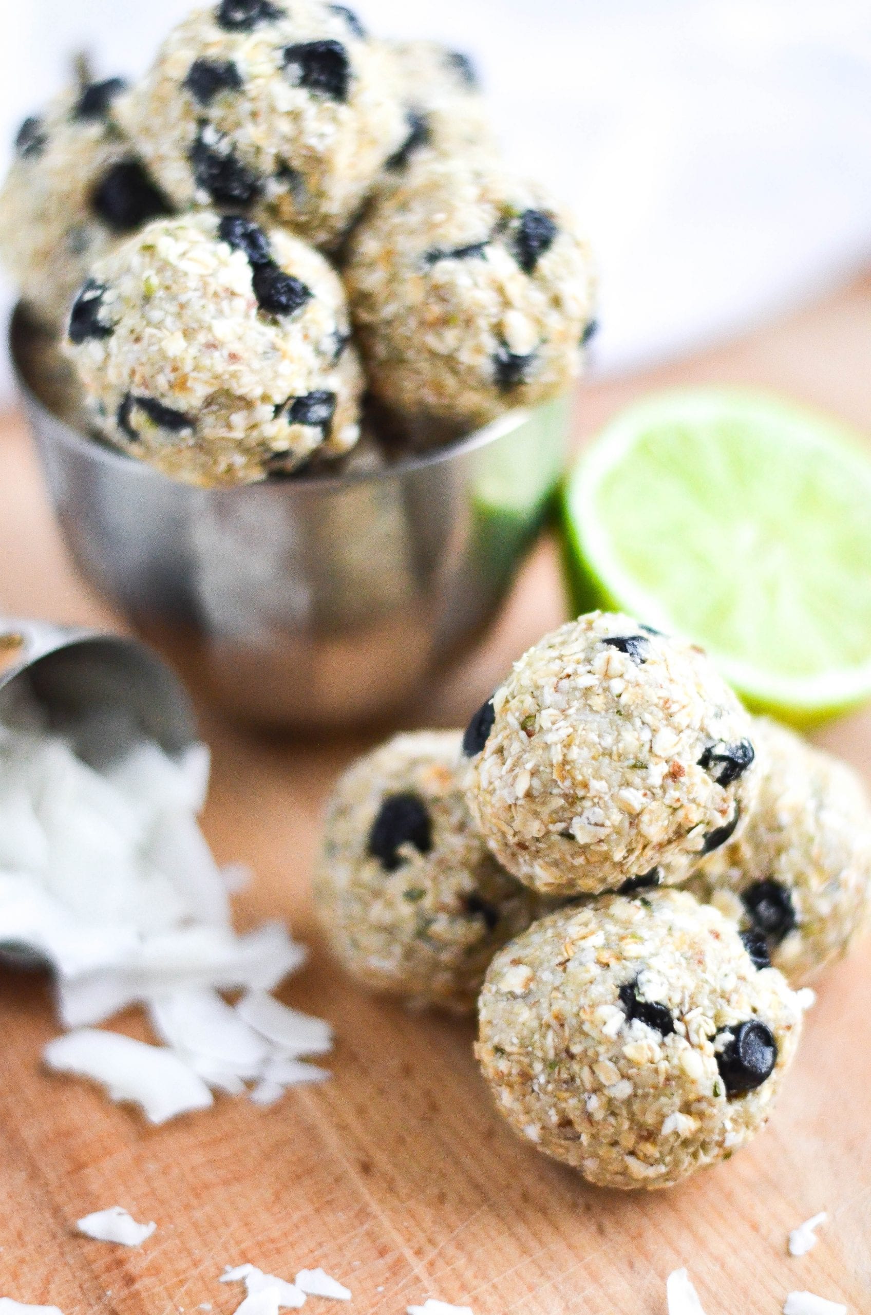 CoconutLime and Blueberry Energy Balls My Modern Cookery