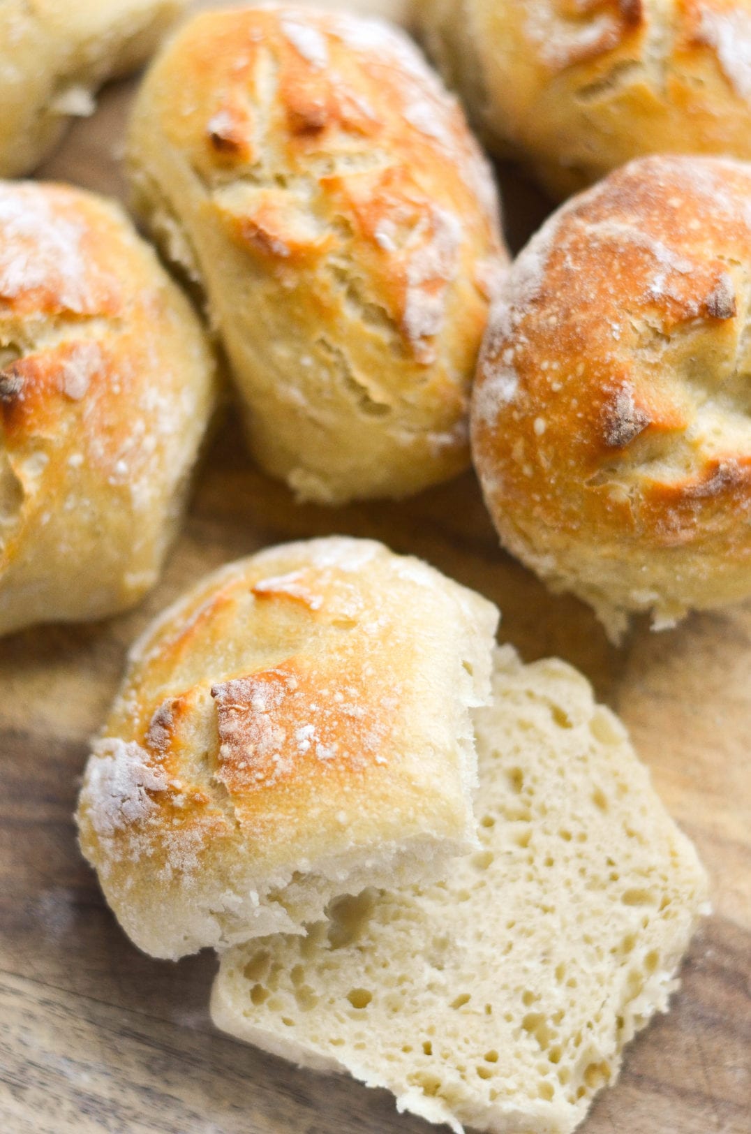 No-Knead Artisan Rolls