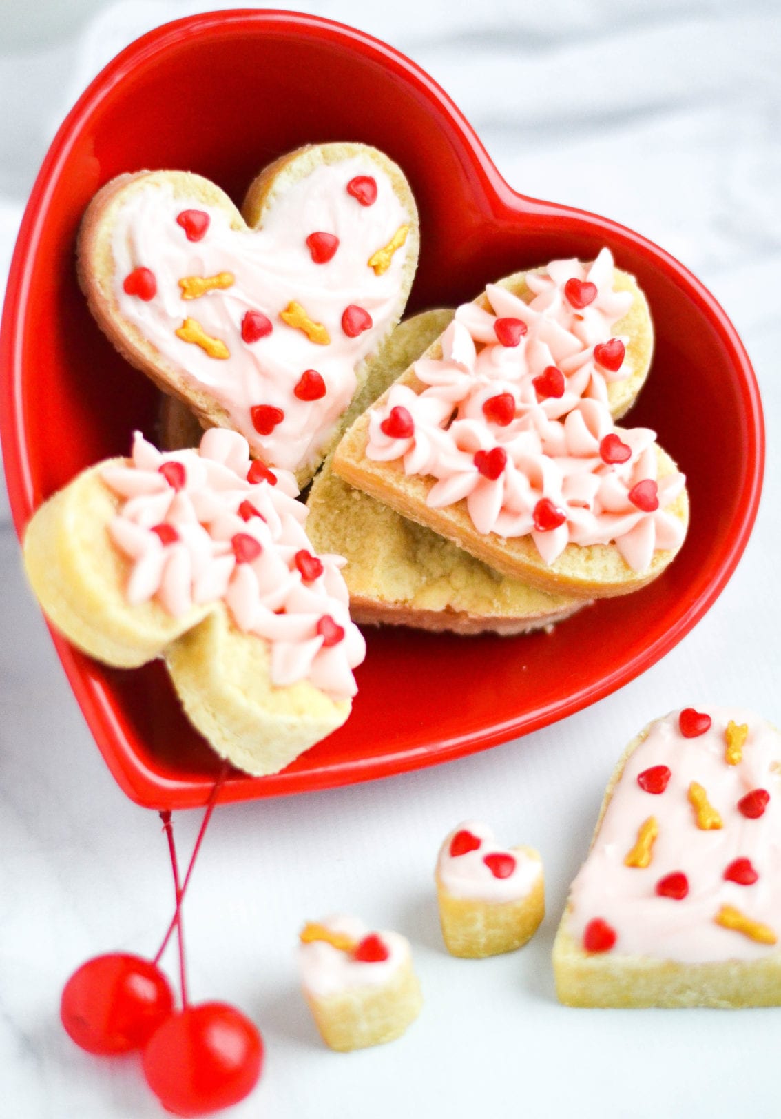 Small Batch Sugar Cookie Bars With Cherry Cream Cheese Frosting