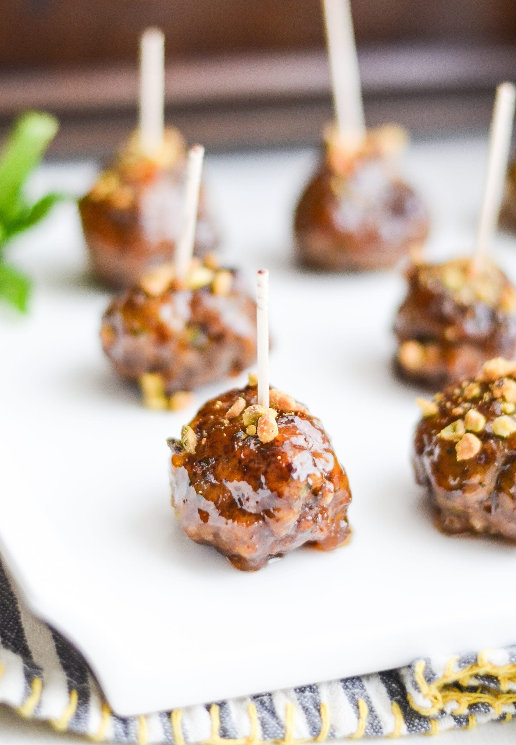 Apricot Glazed Lamb Meatballs with Pistachios My Modern Cookery
