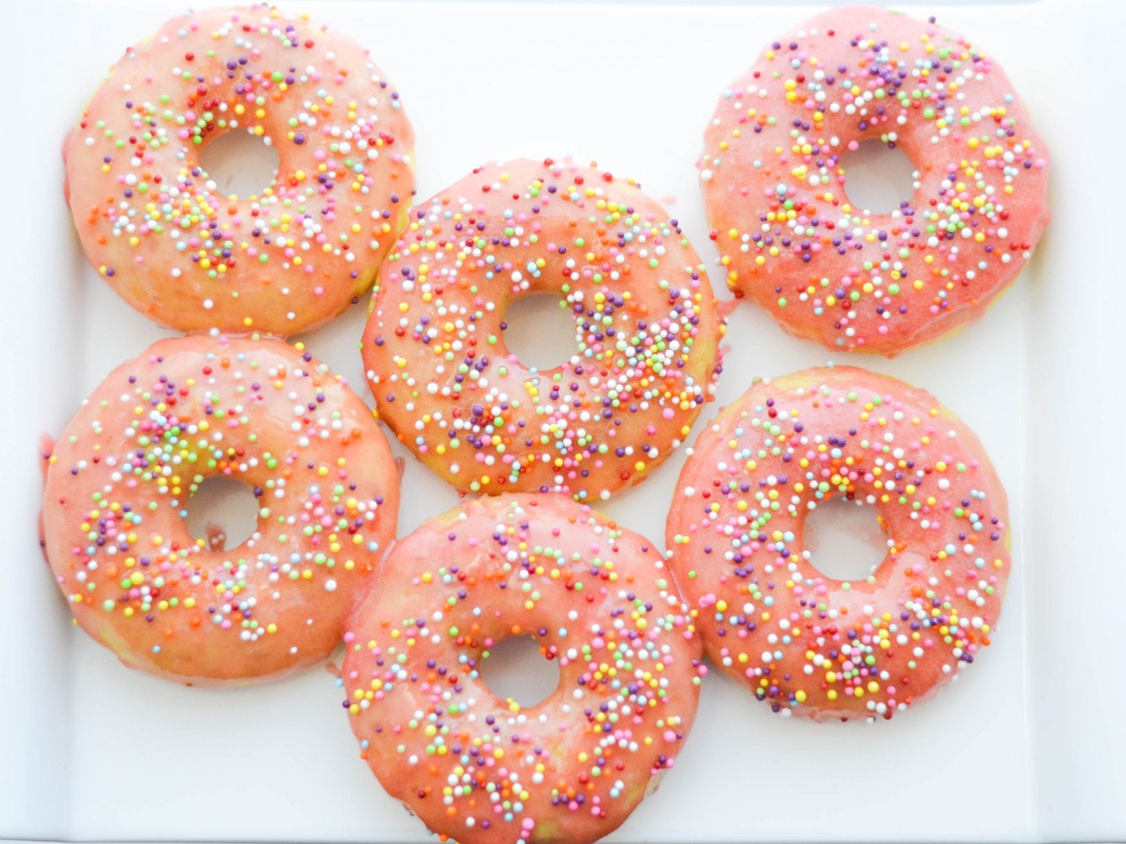 Baked Strawberry Lemon Donuts