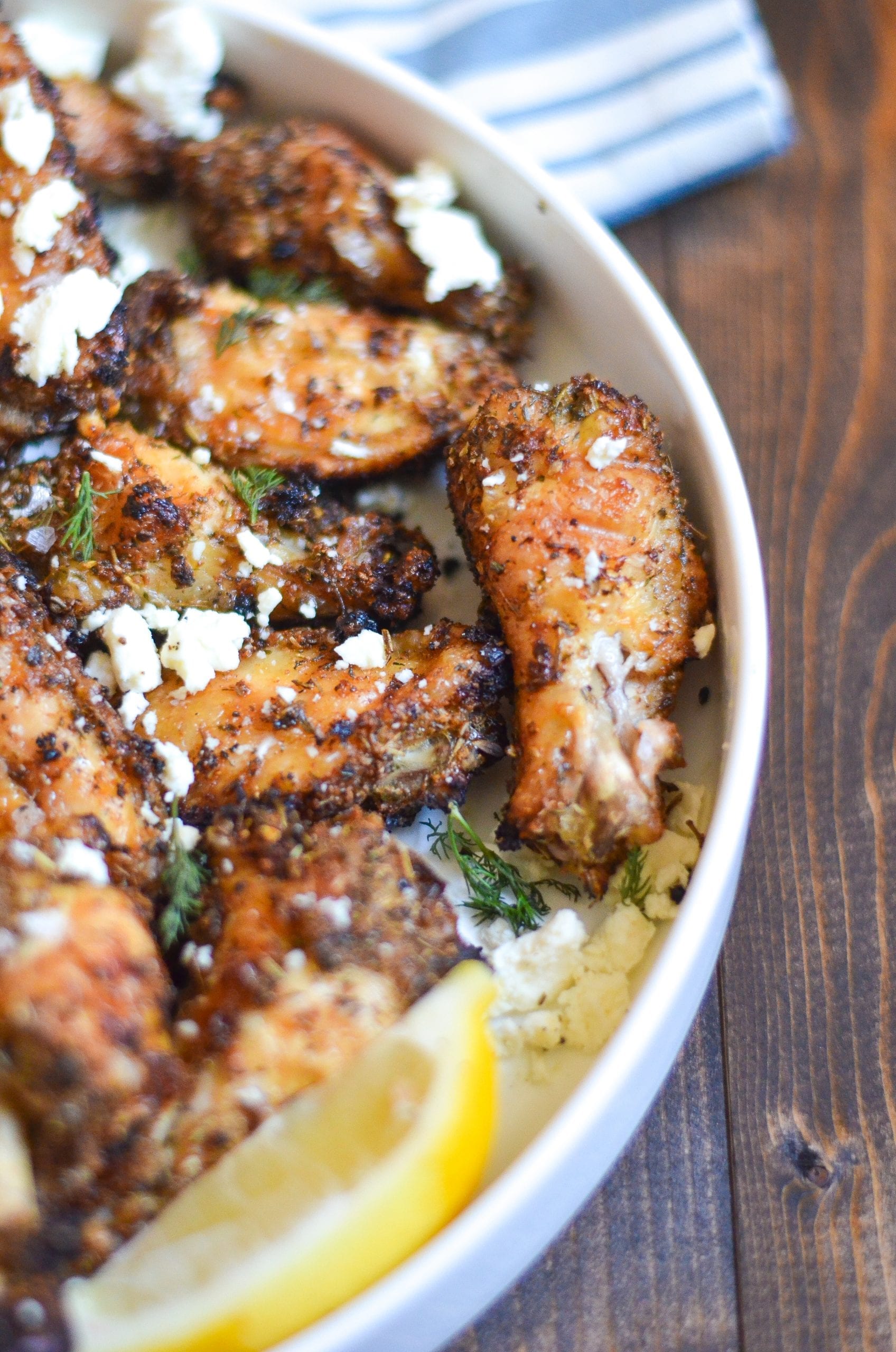 Baked Greek Chicken Wings with Tzatziki My Modern Cookery