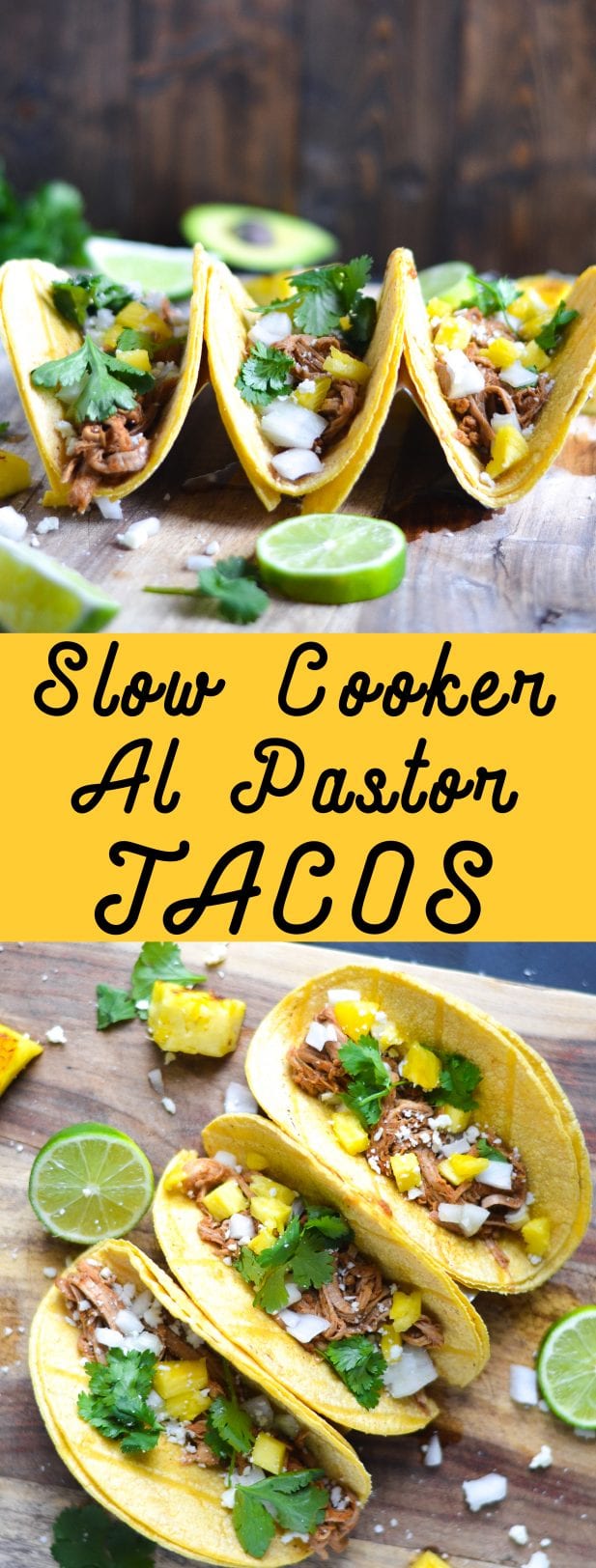 Slow Cooker Al Pastor Tacos