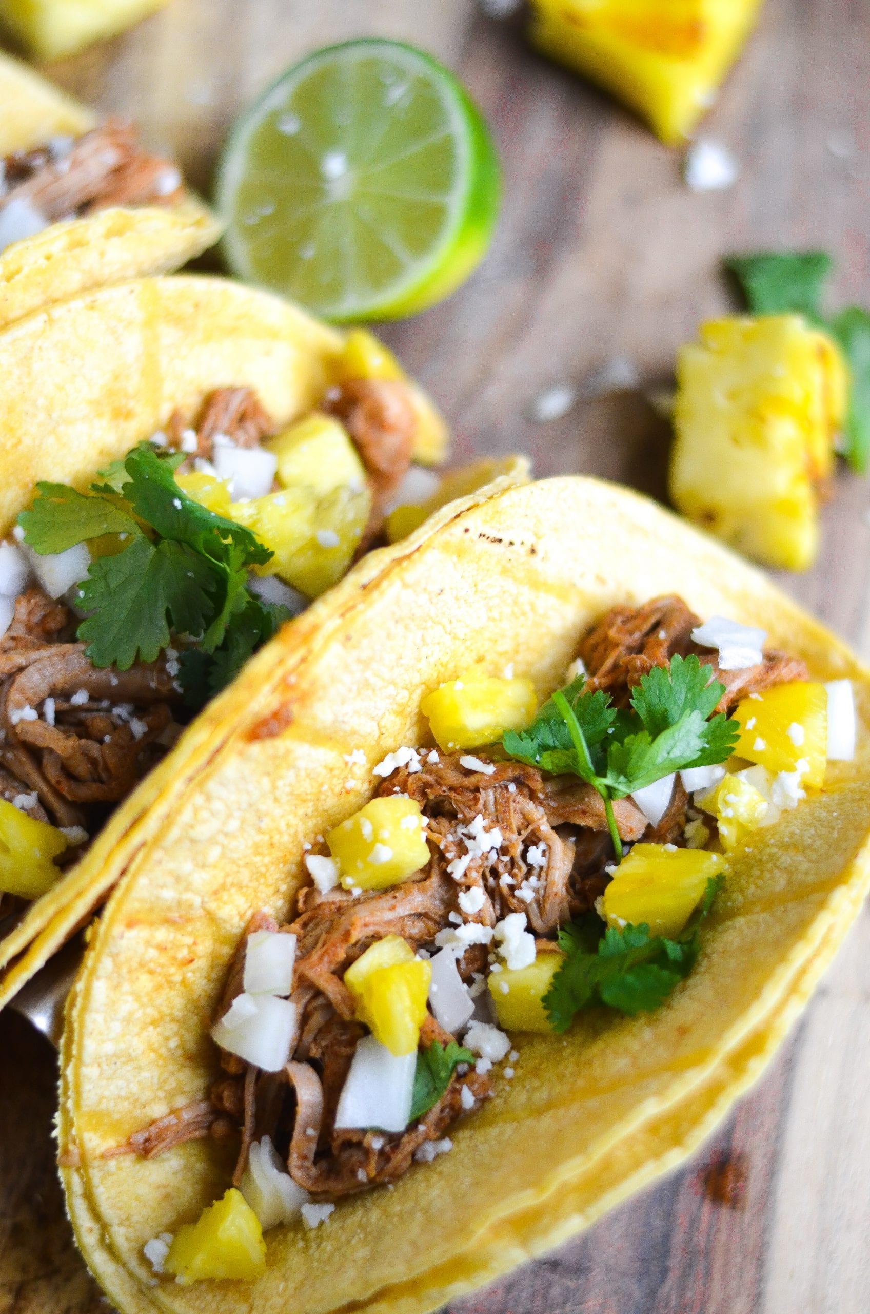 Slow Cooker Al Pastor Tacos
