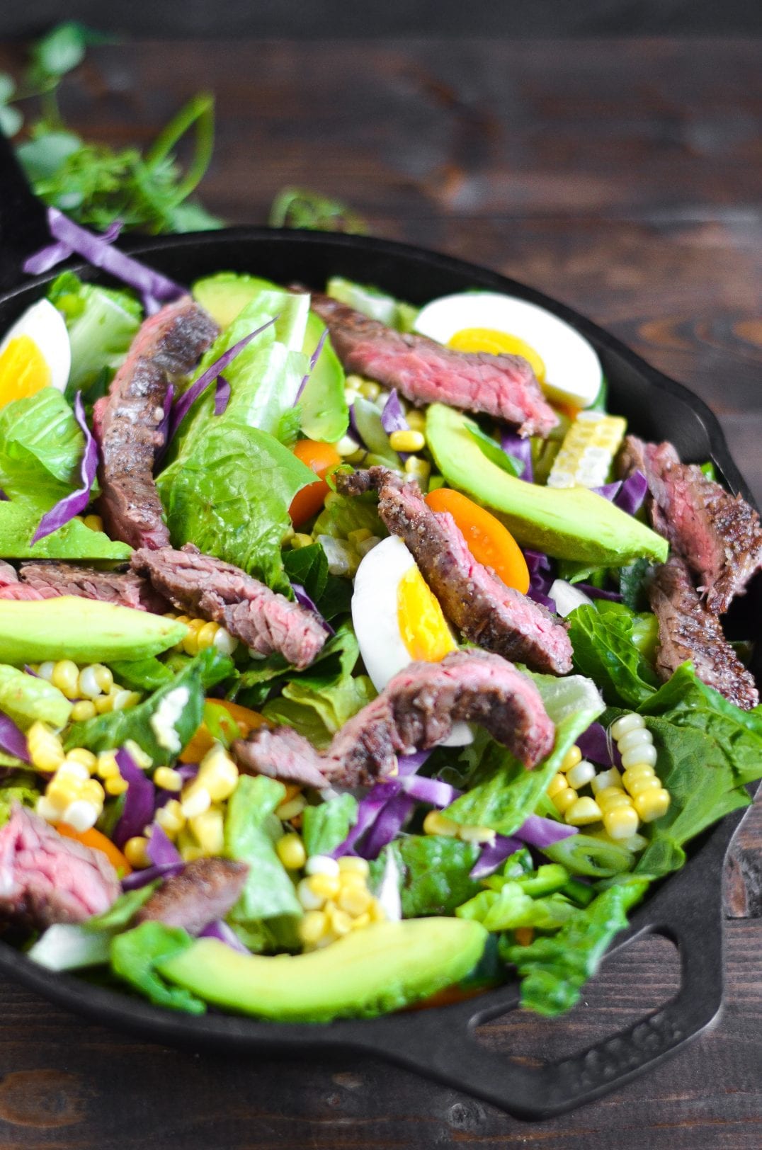 Southwest Steak Salad with Chipotle Ranch