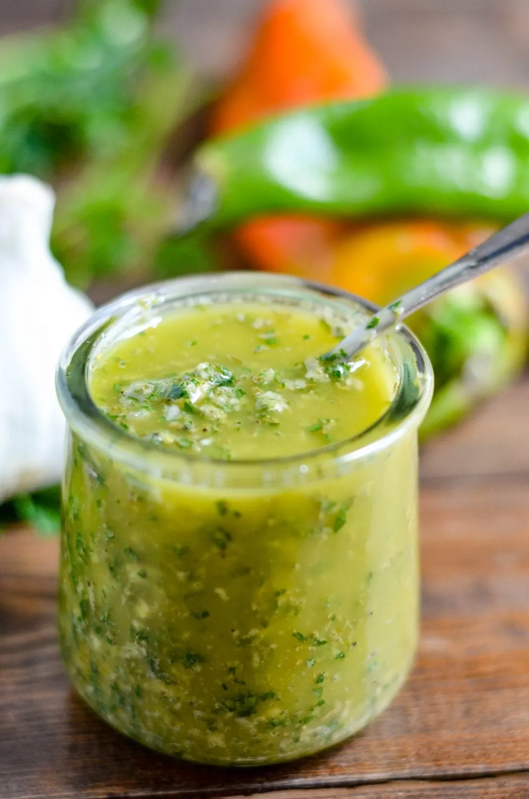 Hatch Chile Chimichurri - My Modern Cookery