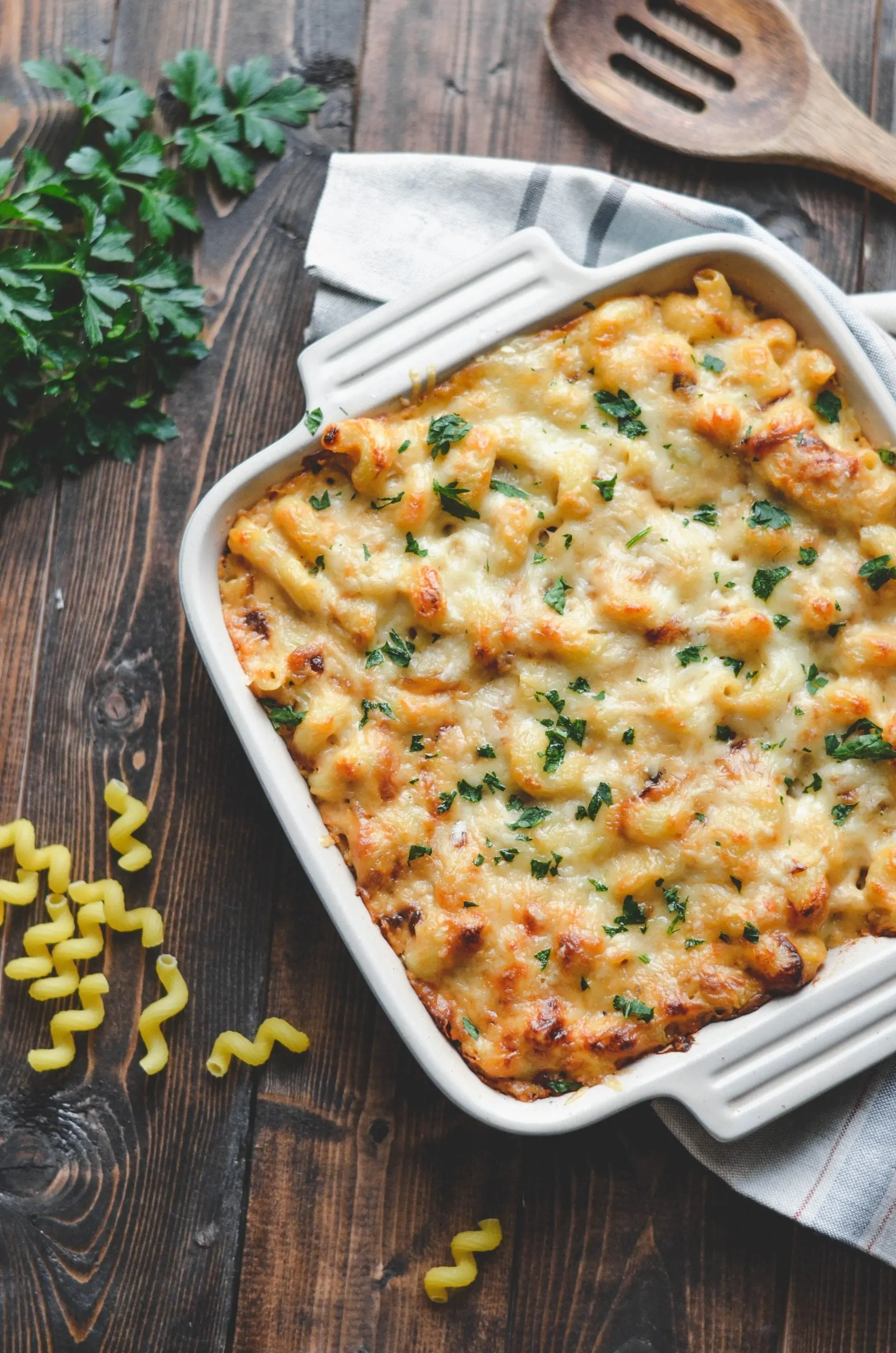 Creamy French Onion Mac and Cheese