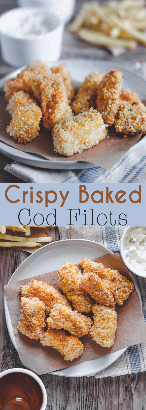 Crispy Baked Cod Filets