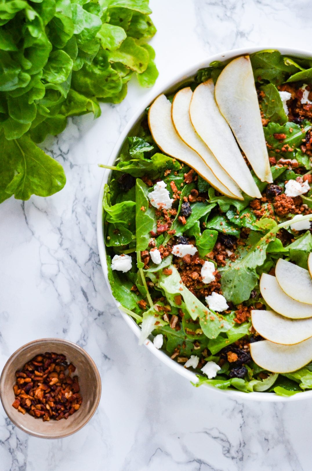 Autumn Salad with Honey Butter Breadcrumbs