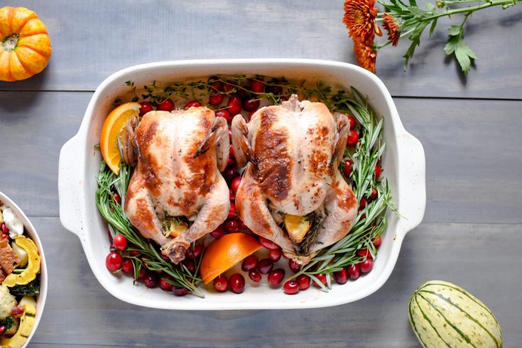 Buttermilk Brined Roasted Cornish Game Hens