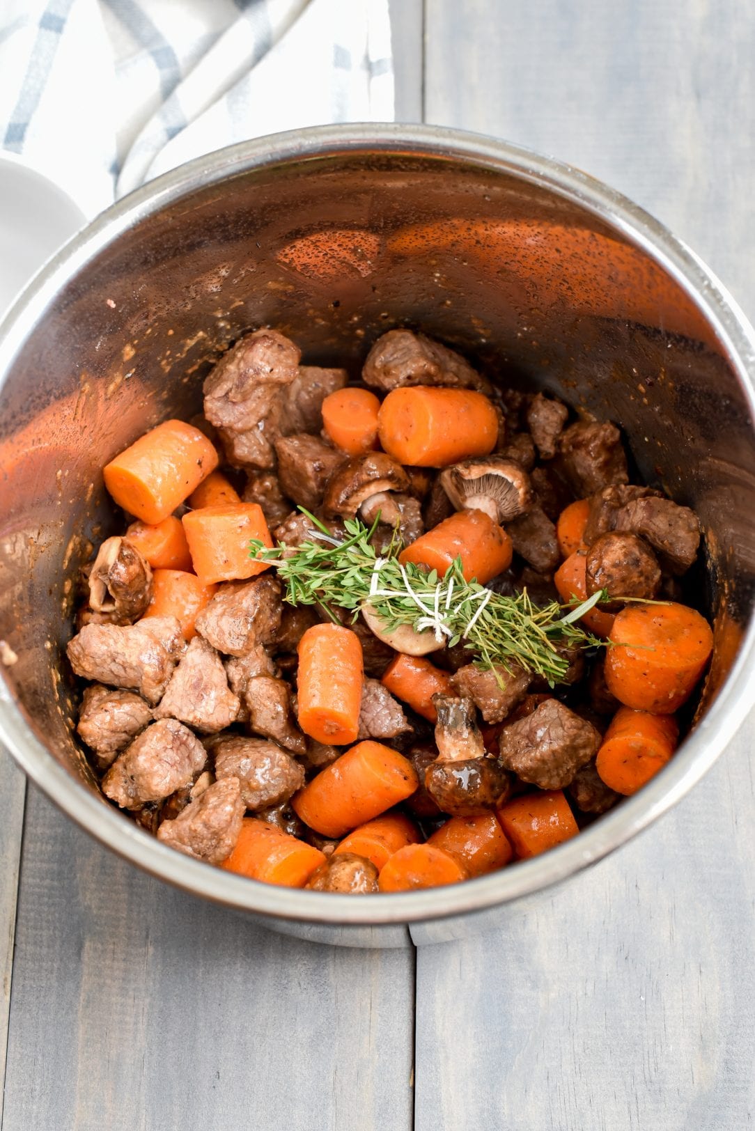Instant Pot Bourbon Beef Bourguignon