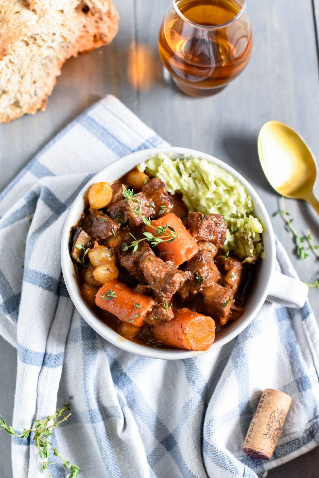 Instant Pot Bourbon Beef Bourguignon