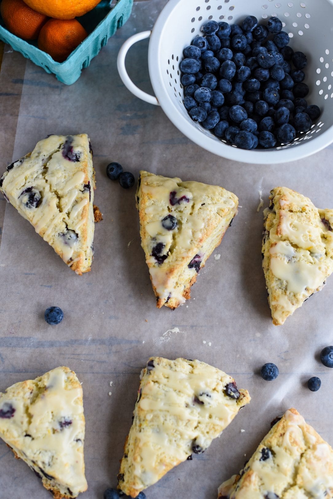 Easter might look a little different this year, but that doesn't mean brunch doesn't go on! These Blueberry Citrus Scones will be the perfect addition!