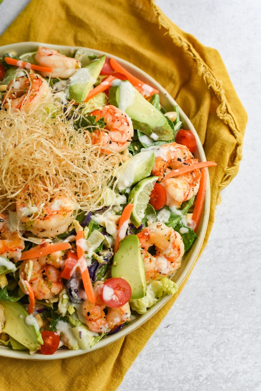 Thai Shrimp Salad with Coconut Lime Dressing