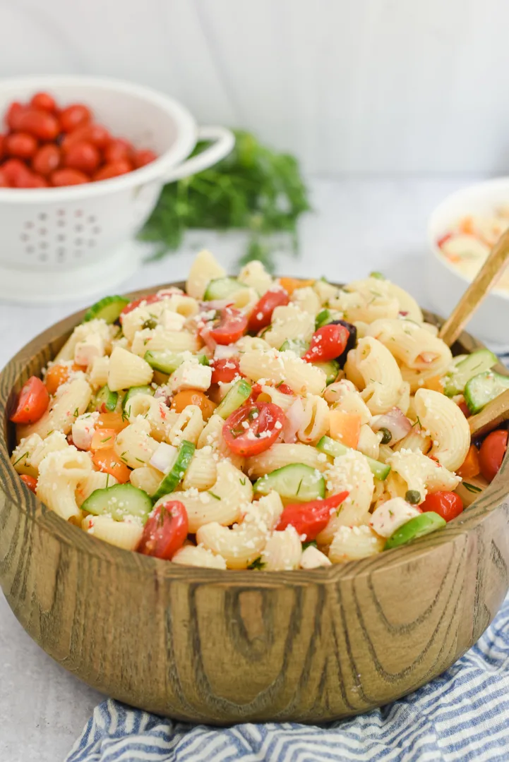 The Best Greek Pasta Salad - My Modern Cookery