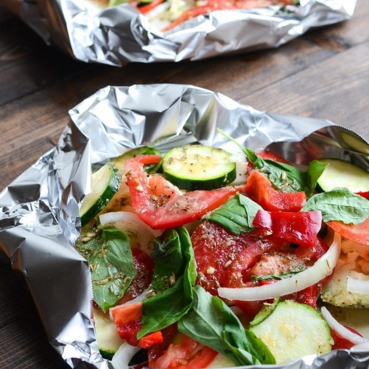 Grilled Ratatouille Foil-Packets