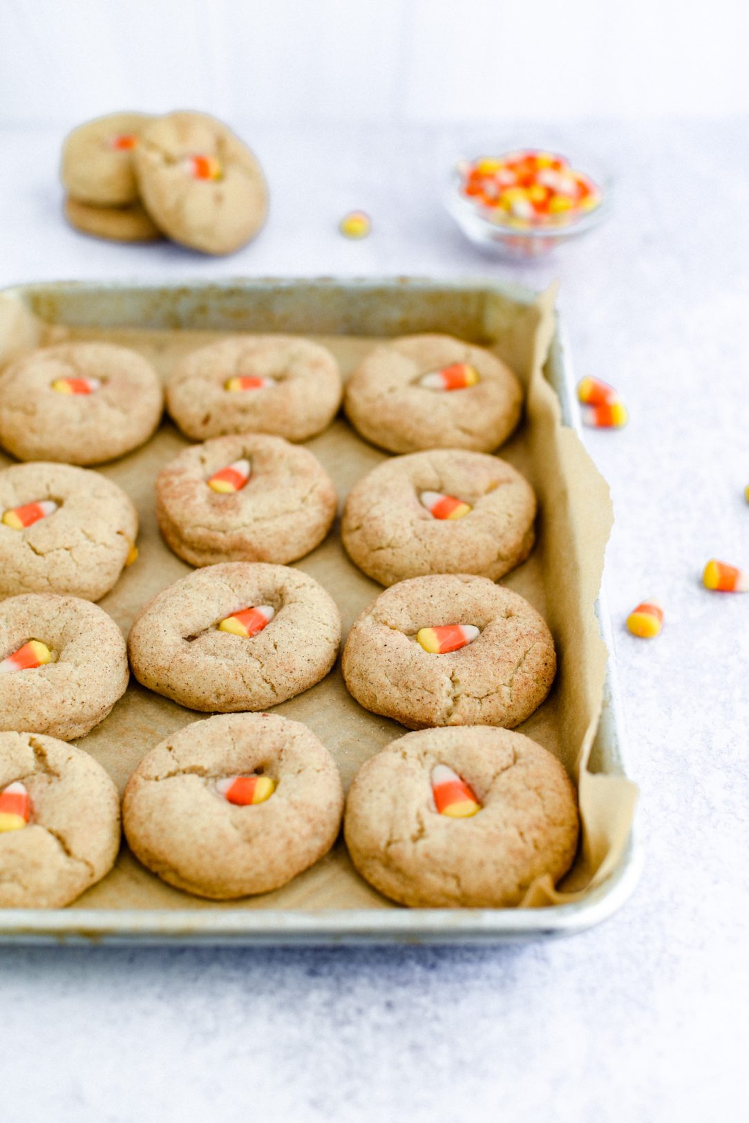 Candy Corn Snickerdoodles