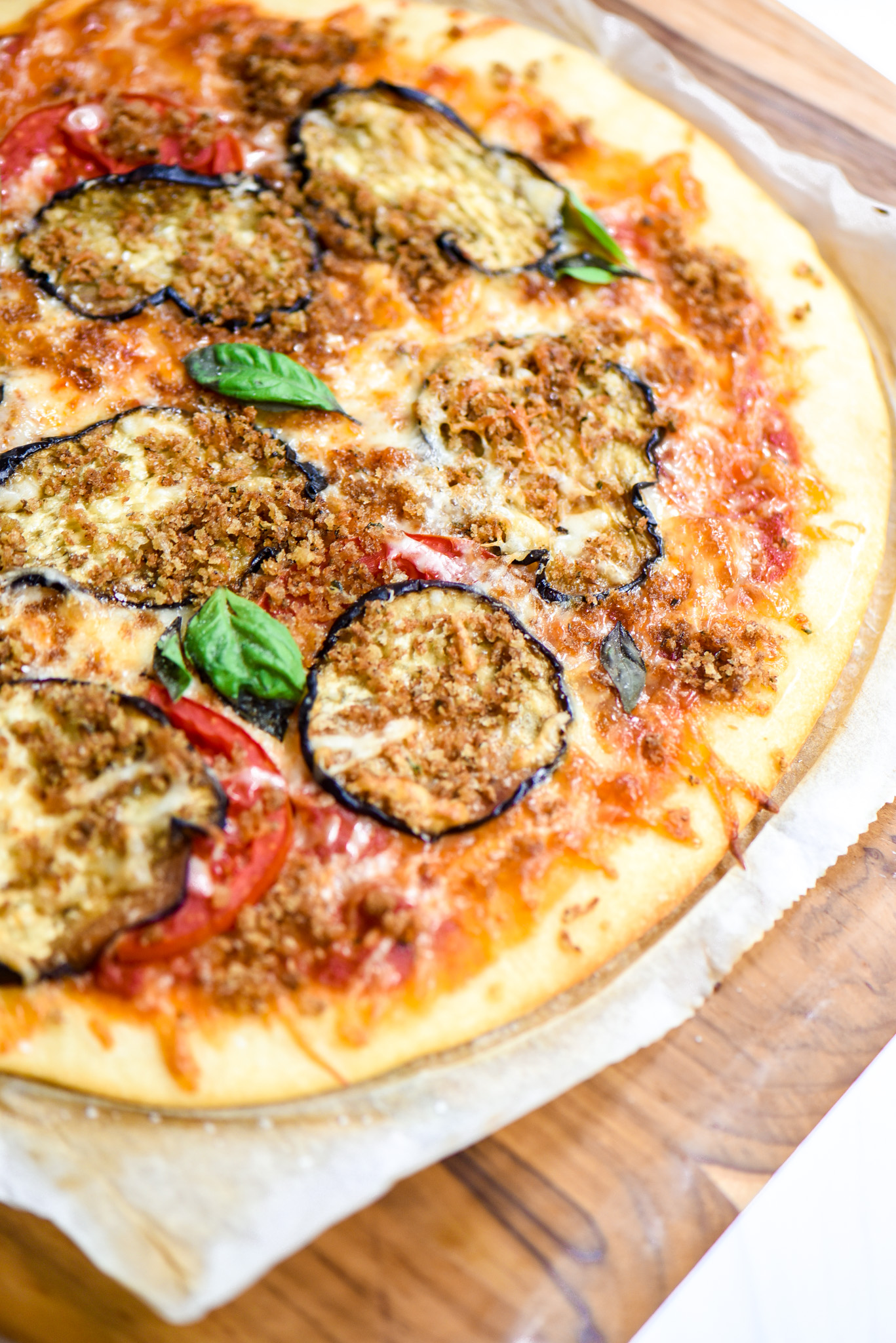 Best Eggplant Parmesan Pizza My Modern Cookery