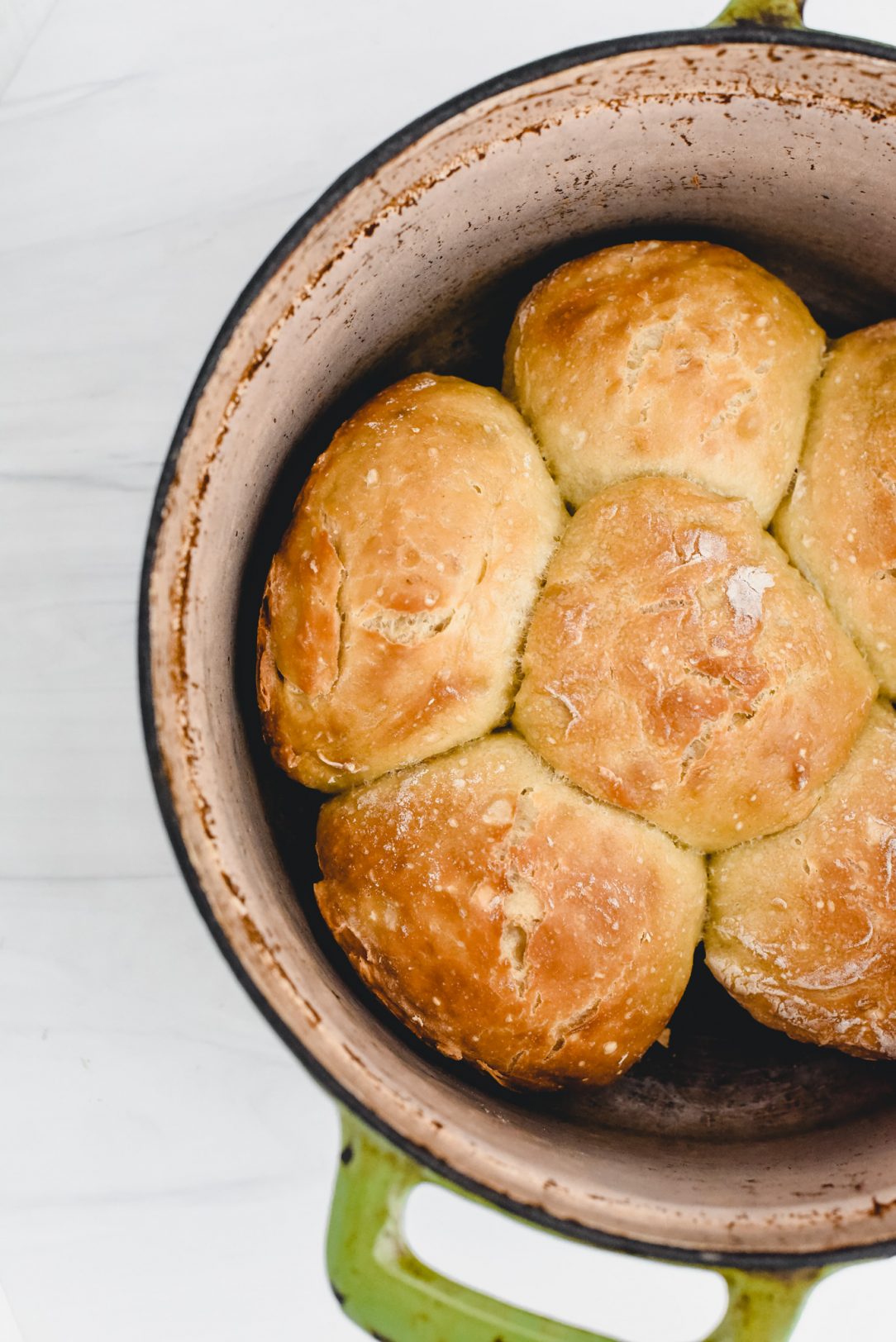baked rolls in dutch oven