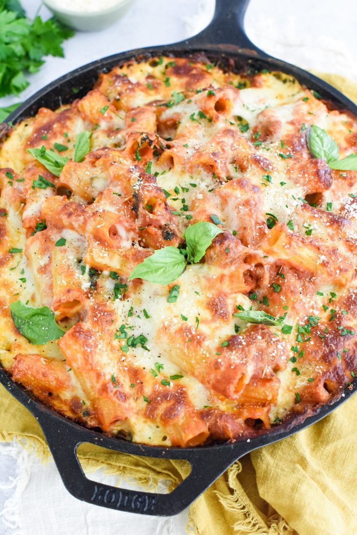 Baked Cheesy Pumpkin Rigatoni My Modern Cookery